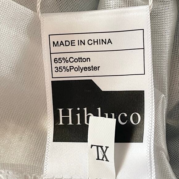 Hibluco Tiered Maxi Skirt Womens XL Blue Floral Boho Romantic Feminine Cottage - Picture 10 of 11